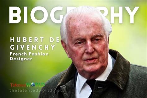 hubert de givenchy born|hubert de givenchy photos.